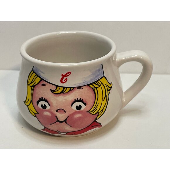 Campell's Soup bowl coffee mug cup 3" handle 1998 2004 white set of 2 - Picture 10 of 16